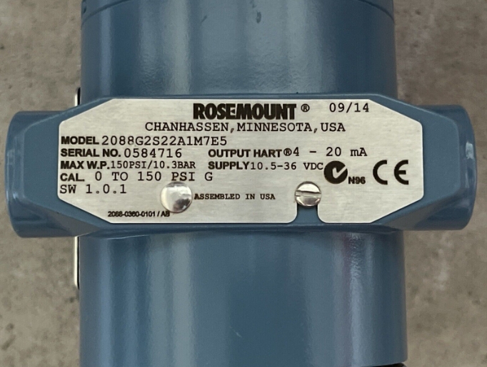 Original New Rosemount Transmitter 2088G2S22A1M7E5