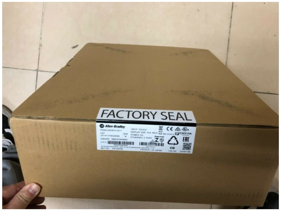 ALLEN BRADLEY 2711P-T10C22D8S 2711PT10C22D8S OPERATOR INTERFACEPANELVIEW PLUS 7