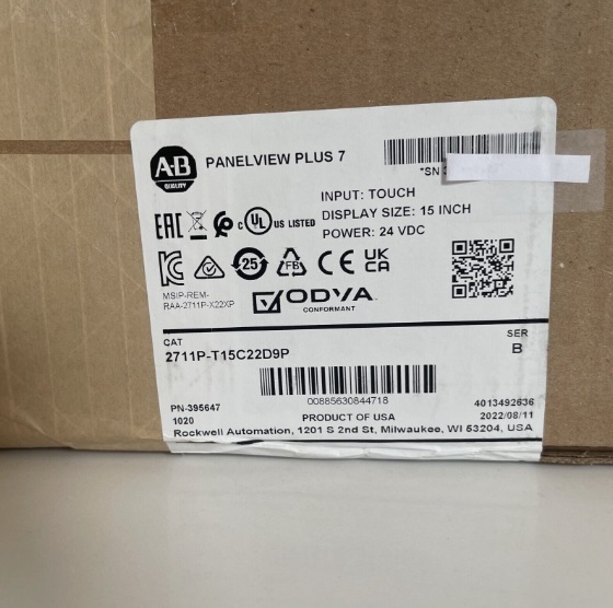 2711P-T15C22D9P New Allen Bradley PanelView Plus 7 Performance Terminal