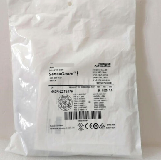 AB Allen-Bradley 440N-Z21S17H SensaGuard Interlock Switch, 18mm Actuator, Series A