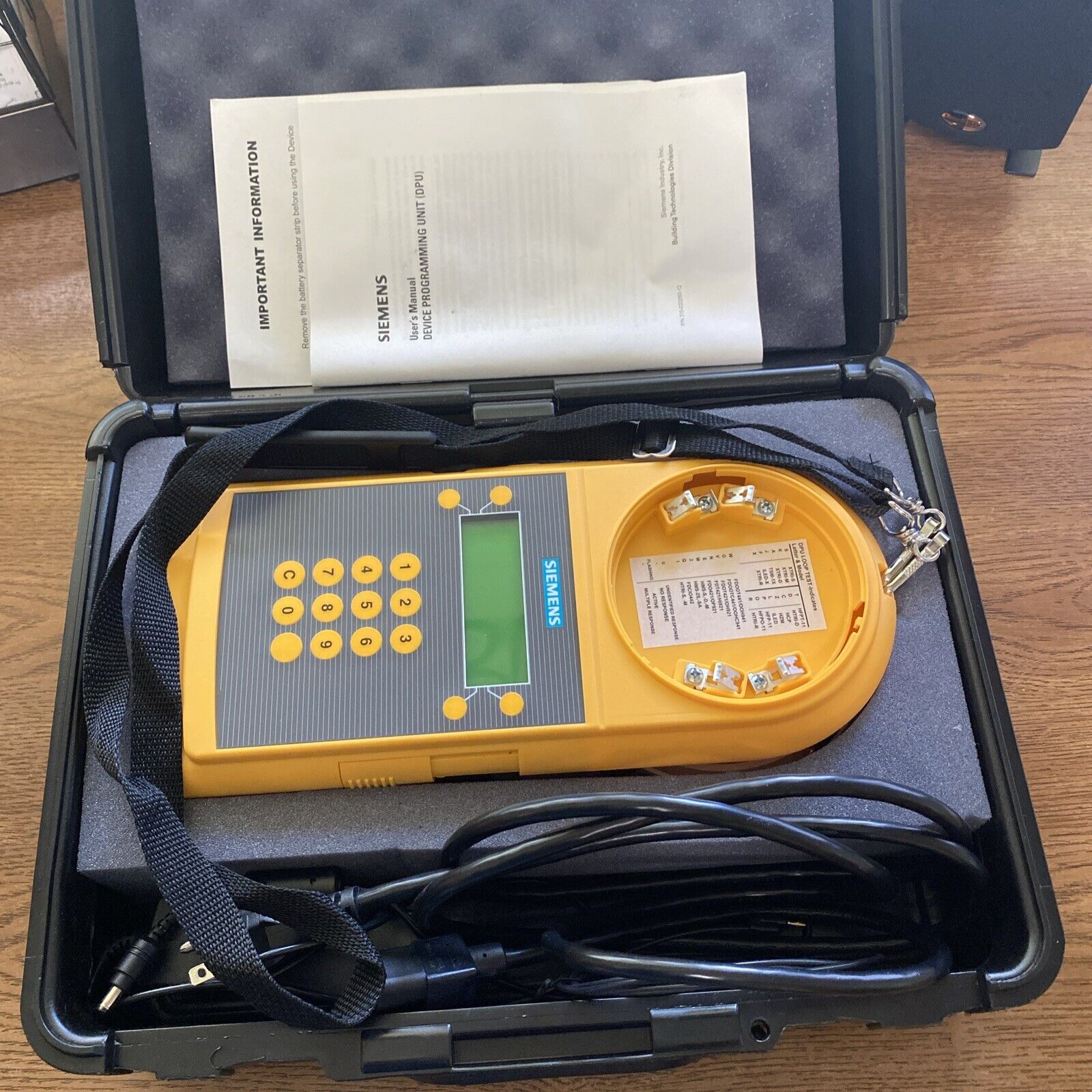500-033260 Siemens Device Programmer For Fire Finder XLS and MSL Devices
