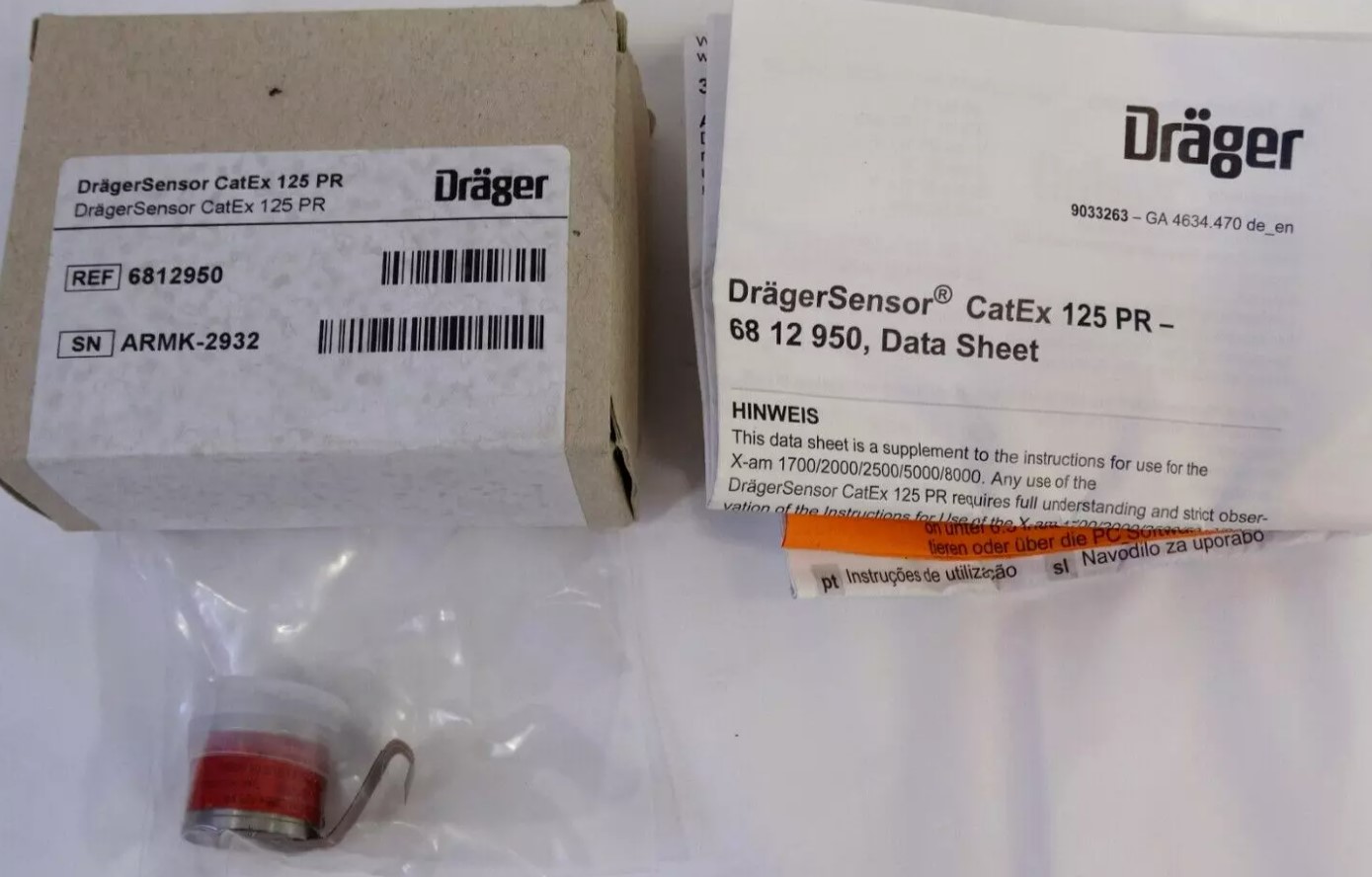 6812950 DC Power Supply Gas Sensor For Accurate Low Operating Humidity Detection