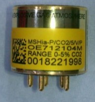 Non Dispersive Infrared Carbon Dioxide Sensor MSH-P/CO2/NC/5/V/P Range 0-20% Vol