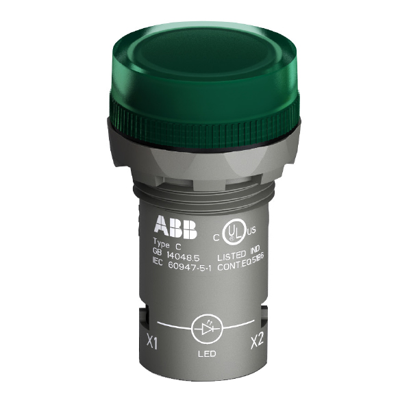 ISFA619403R5422 New ABB Compact Pilot Light Green LED 380-415V AC